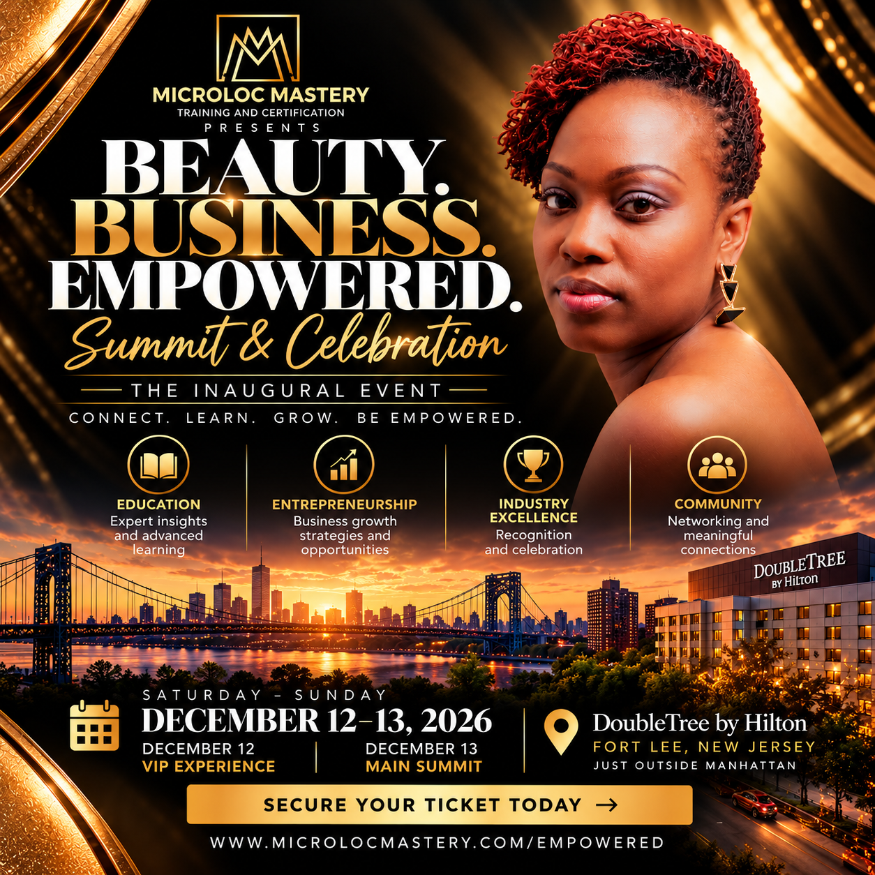 Luxury Beauty Business Empowerment Summit Poster
